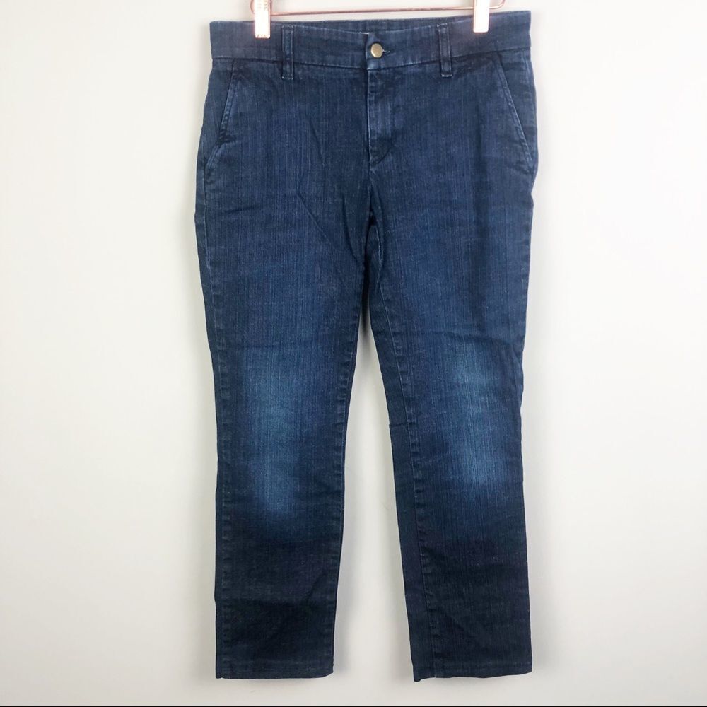 EILEEN FISHER | Organic Cotton Dark Wash Jeans 4